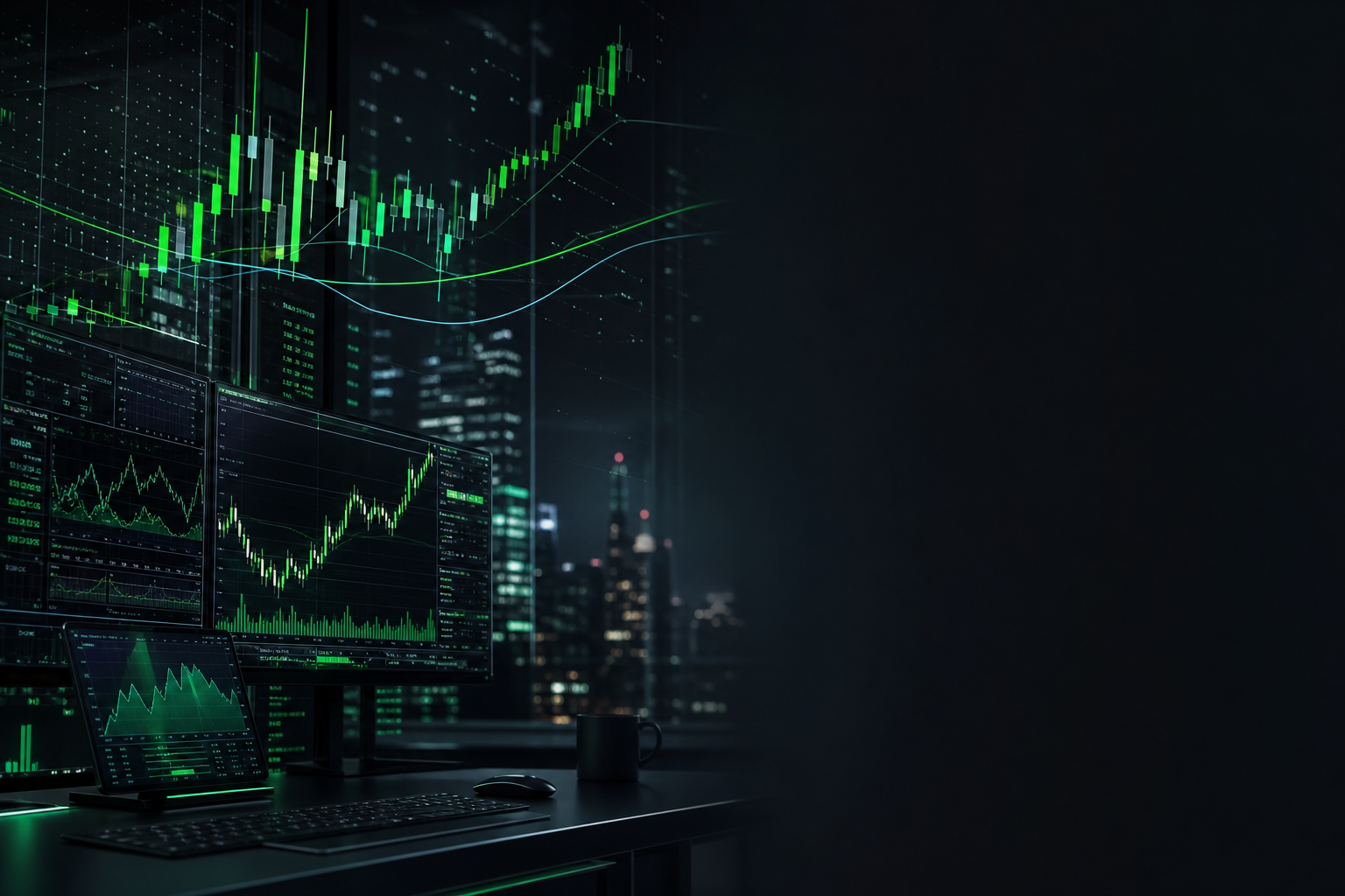Market dashboard visual